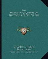 The Mirror Of Countries Or The Travels Of Sidi Ali Reis 1162904135 Book Cover
