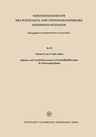 Reibwert- Und Verschleissmessungen an Kunststoffgleitfuhrungen Fur Werkzeugmaschinen 3663041115 Book Cover