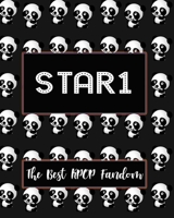 STAR 1 The Best KPOP Fandom: Best KPOP Gift Fans Cute Panda Monthly Planner 8x10 Book 110 Pages Book 1707942013 Book Cover