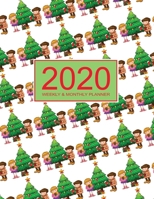 2020 Planner Weekly & Monthly 8.5x11 Inch: Cute Lover Christmas Theme One Year Weekly and Monthly Planner + Calendar Views, journal, for Men, Women, Boys, Girls, Kids Daily Pretty Simple Essentials Or 1671374630 Book Cover