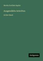 Ausgewählte Schriften: Achter Band 338642824X Book Cover
