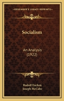 Socialism: An Analysis 1016955030 Book Cover