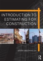 Introduction to Estimating for Construction 0415509874 Book Cover