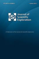 Journal of Scientific Exploration 24: 2 Summer 2010 0982854307 Book Cover