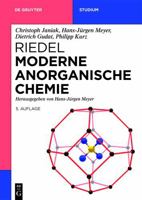 Riedel Moderne Anorganische Chemie 3110790076 Book Cover