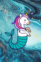 Meerjungfrau Malbuch: Malbuch für Mädchen / mit 120 weißen Seiten für kleine Kinder (German Edition) 1713439417 Book Cover