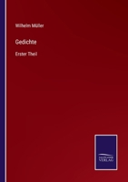 Gedichte: Erster Theil 1246424428 Book Cover