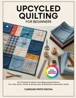 UPCYCLED QUILTING FOR BEGINNERS: Eco-Friendly Projects from Repurposed Fabrics Turn Old Jeans, Shirts & Scraps into 20 Beautiful Sustainable Quilts B0H1LTTT12 Book Cover