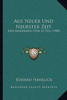Aus Neuer Und Neuester Zeit 1021912549 Book Cover