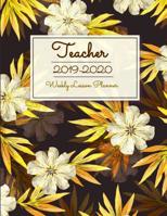 Teacher 2019-2020: Dated 8.5 x 11 Calendar With To-Do List Notebook 1082595675 Book Cover