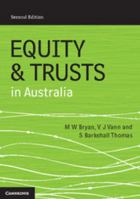 Equity and Trusts in Australia 100923238X Book Cover