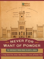 Never for Want of Powder: The Confederate Powder Works in Augusta, Georgia 1570036578 Book Cover