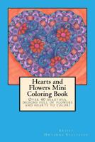 Hearts and Flowers Mini Coloring Book 1530294606 Book Cover