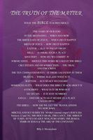 The Truth of the Matter 1436358531 Book Cover