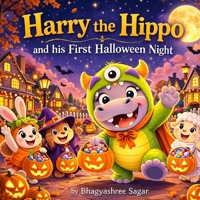 Harry the Hippo and His First Halloween Night B0GT8B36GH Book Cover