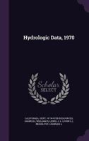 Hydrologic Data, 1970 1341548198 Book Cover