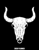 2020 Planner: Weekly Planner January 2020 - December 2020 Calendar Agenda Daily Schedule - Southwest Bull Skull Cow Skull 1677729759 Book Cover