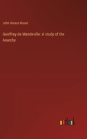 Geoffrey de Mandeville: A study of the Anarchy 3368919555 Book Cover