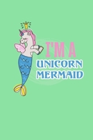 Im A Unicorn Mermaid: Comic Book Notebook Paper 1088664059 Book Cover
