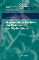 Grundrechtliche Probleme der Allokation Von Co2-Zertifikaten 3540858318 Book Cover