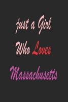 Just a girl who loves Massachusetts: Sketchbook 120 pages for recodring cute things, memories 1655115324 Book Cover