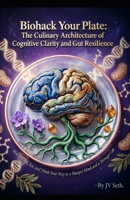 Biohack Your Plate: The Culinary Architecture of Cognitive Clarity and Gut Resilience. How to Cook, Eat, and Think Your Way to a Sharper Mind and a Stronger Gut (Hard Life Problems Worth Solving) B0H1R8Y81L Book Cover