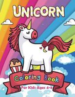 Unicorn Coloring Book for Kids Ages 4-8 1717895492 Book Cover
