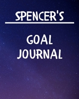 Spencer's Goal Journal: 2020 New Year Planner Goal Journal Gift for Spencer / Notebook / Diary / Unique Greeting Card Alternative 1676906665 Book Cover