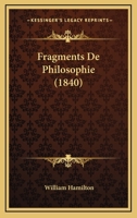 Fragments de Philosophie 1246772027 Book Cover