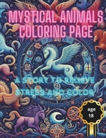 Mystical Animals coloring page: a story to relieve stress and color B0CSXJJV5B Book Cover