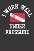 Notebook: Dot Grid Dotted 6x9 120 Pages Scuba Diving Funny Cool Saying Worker Forensic Diver Flag 1082177334 Book Cover