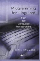 Programming for Linguists: Perl for Language Researchers 0631234349 Book Cover