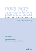 Nova Acta Paracelsica 29/2021 3034344104 Book Cover