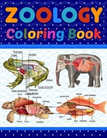 Zoology Coloring Book: Medical Anatomy Coloring Book for kids Boys and Girls. Zoology Coloring Book for kids. Stress Relieving, Relaxation & Fun ... Zoology Coloring Workbook for Kids & Adults. B08W3KS3CR Book Cover