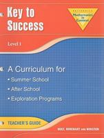 Holt Math in Context: Key To Success: A Curriculum For Summer School Grade 6 0030735173 Book Cover