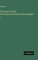 Öfversigt af Finska Vetenskaps-Societetens Förhandlingar: X 3368202847 Book Cover