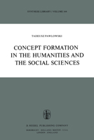 Concept Formation in the Humanities and the Social Sciences 9027710961 Book Cover