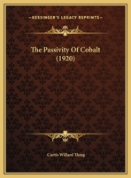 The Passivity Of Cobalt 1169410332 Book Cover