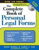Complete Book of Personal Legal Forms [With CD-ROM] 1572484993 Book Cover