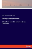 George Ashby's Poems 3337844839 Book Cover