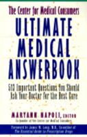 The Center for Medical Consumers Ult. Med. Answerbook 0688151248 Book Cover