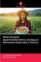 Determinação Espectrofotométrica de Alguns Elementos Essenciais e Tóxicos 6202861177 Book Cover