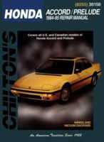 Honda Accord and Prelude, 1984-95 (Chilton's Total Car Care Repair Manual)