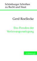 Das Paradox Der Verfassungsauslegung 3506776118 Book Cover