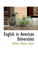 English in American Universities 1021989819 Book Cover