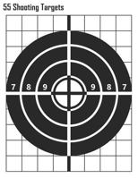 55 Shooting Targets: Bullseye 2 Shooting Targets 1798213982 Book Cover