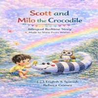 Scott and Milo the Cocodrile / Scott y Milo el Cocodrilo: A Bilingual Bedtime Story About Confidence, Kindness, and Being Yourself B0GX6QPB72 Book Cover