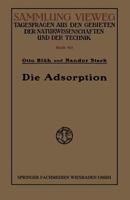 Die Adsorption 3663060624 Book Cover