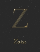 Zora: 1 Year Daily Planner (12 Months) Yellow Gold Effect Letter Z Initial First Name 2020 - 2021 365 Pages for Planning January 20 - December 20 Appointment Calendar Schedule Plan Each Day, Set Goals 1698899149 Book Cover