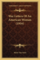 War Letters of an American Woman 1018260587 Book Cover